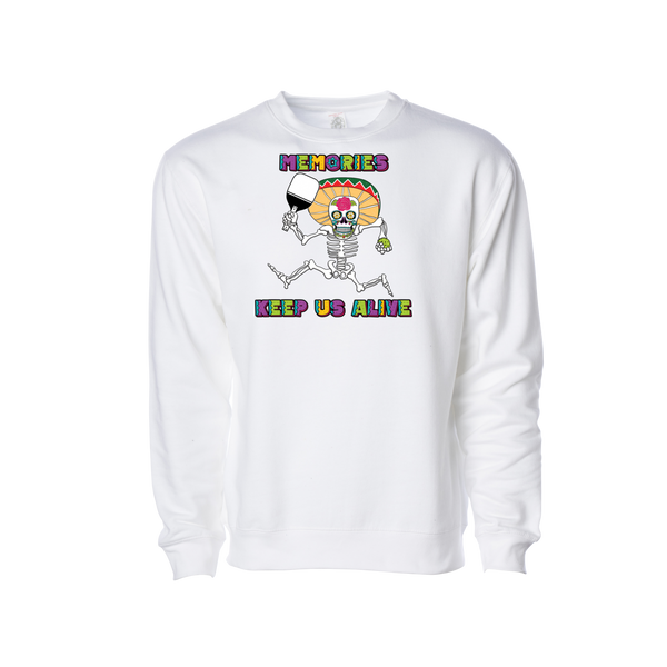 Memories Keep us Alive Pickleball Sweatshirt