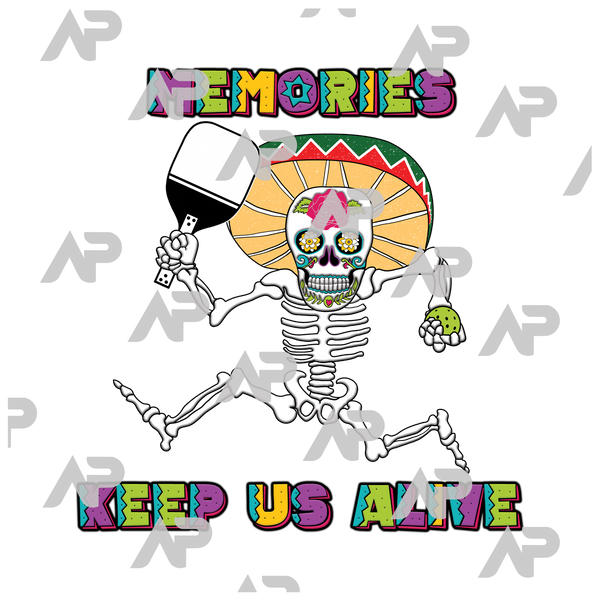Memories Keep us Alive Pickleball Sweatshirt