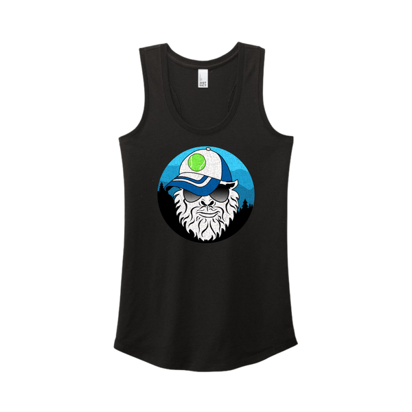 Sasquatch wearing a Tennis Hat Tank Top