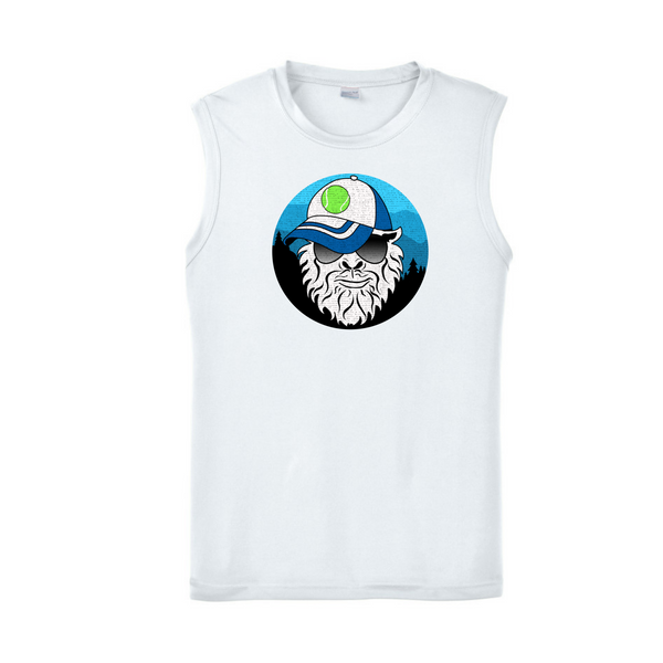 Sasquatch wearing a Tennis Hat Tank Top