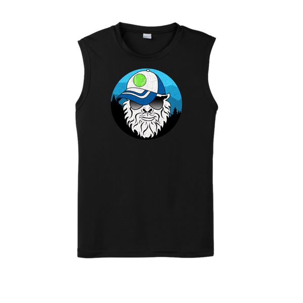 Sasquatch wearing a Tennis Hat Tank Top