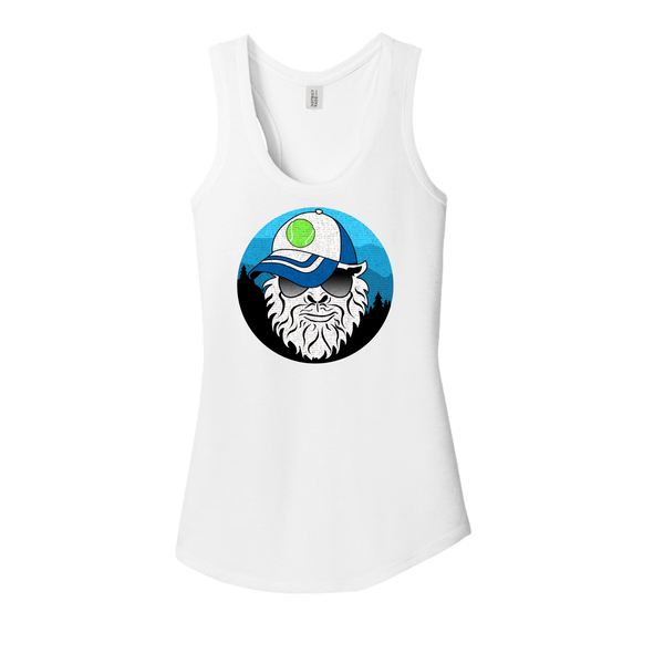 Sasquatch wearing a Tennis Hat Tank Top