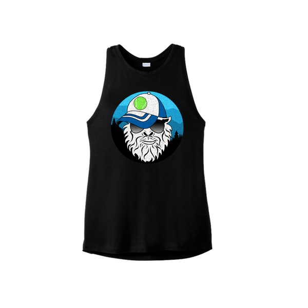 Sasquatch wearing a Tennis Hat Tank Top