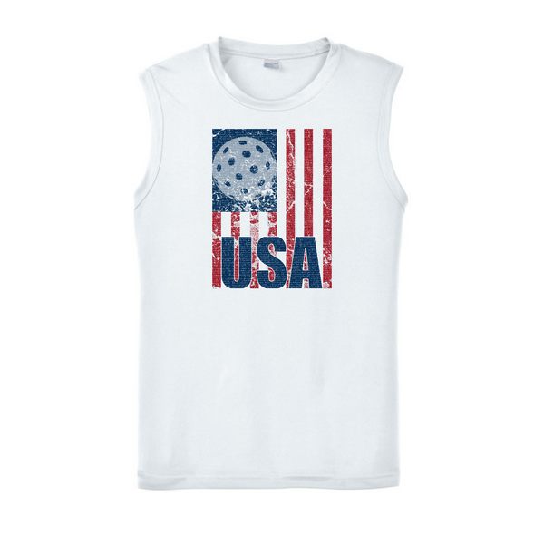 USA Pickleball Flag Tank Top