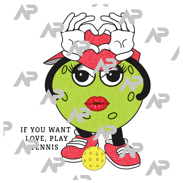 If you want love, play Tennis Pickleball T-Shirt