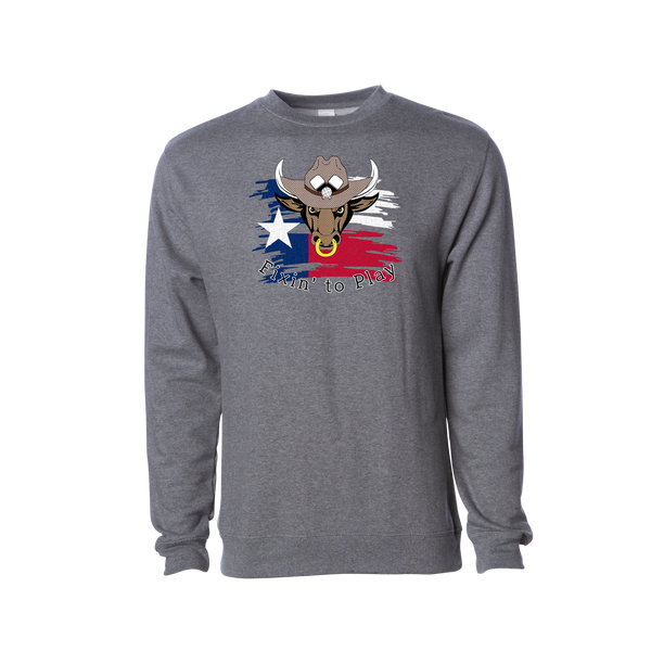 Texas Fixin' to Play Pickleball Sweatshirt