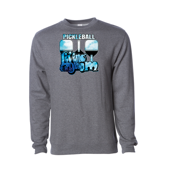Pickleball Living the Dream in Color Sweatshirt