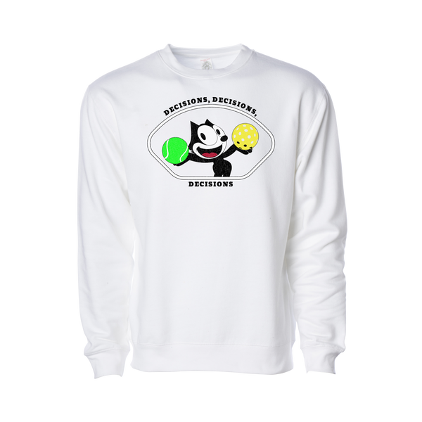 Decisions, Decisions, Decisions Felix the Cat Sweatshirt
