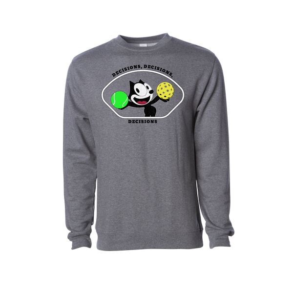 Decisions, Decisions, Decisions Felix the Cat Sweatshirt