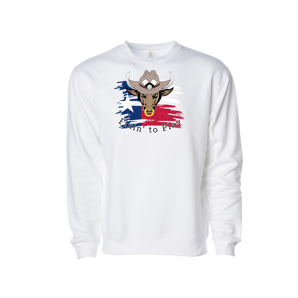 Texas Fixin' to Play Pickleball Sweatshirt