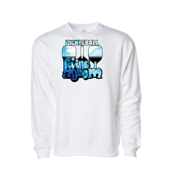 Pickleball Living the Dream in Color Sweatshirt