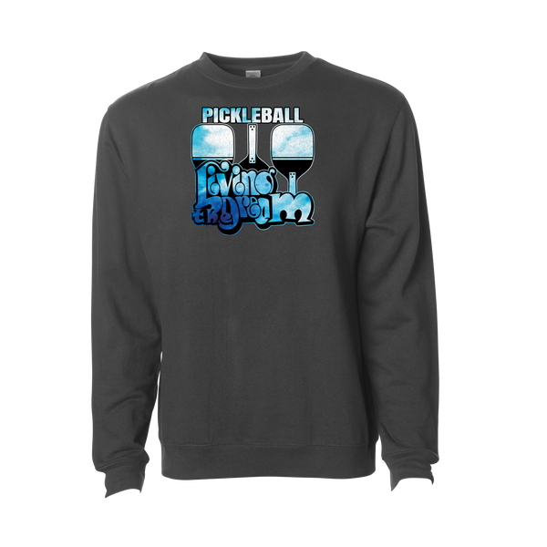 Pickleball Living the Dream in Color Sweatshirt
