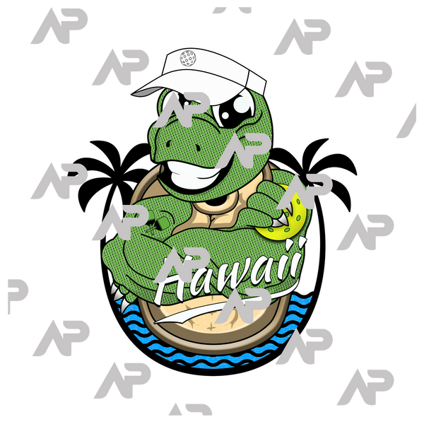 Hawaiian Turtle Pickleball Tank Top