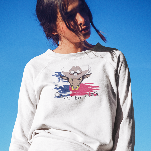 Texas Fixin' to Play Pickleball Sweatshirt