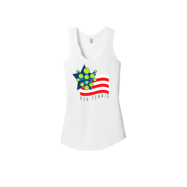 USA Tennis Flag Tank Top