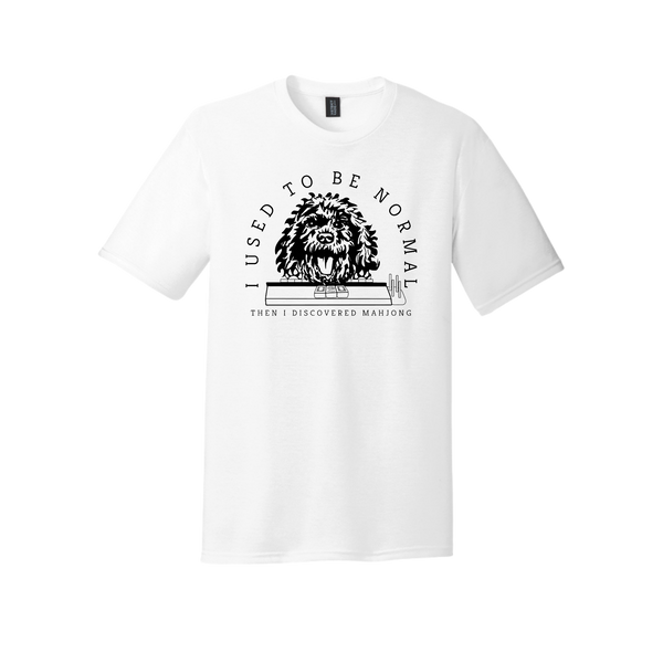 "I Used to be Normal" Golden Doodle Mahjong T-Shirt