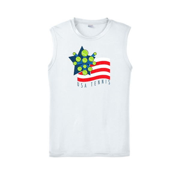 USA Tennis Flag Tank Top