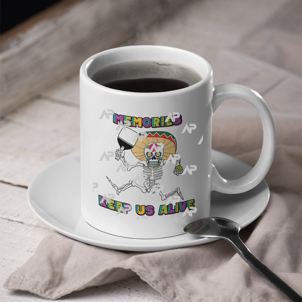Memories Keep us Alive Pickleball Mug