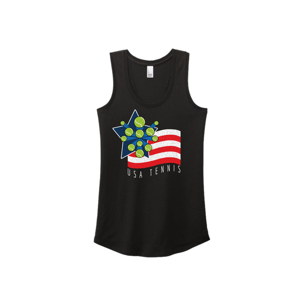 USA Tennis Flag Tank Top