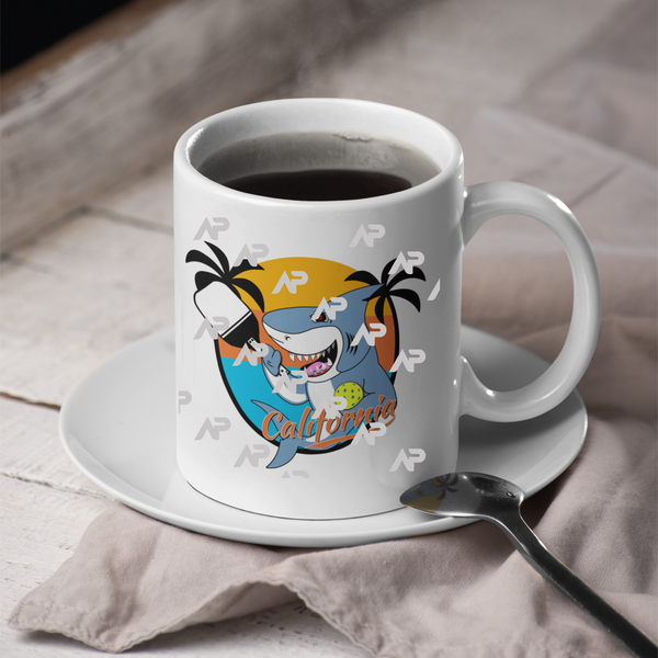 California Shark Pickleball Mug