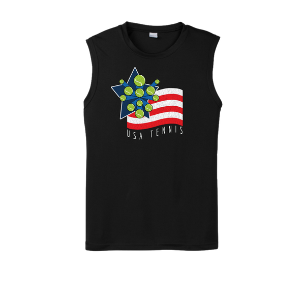 USA Tennis Flag Tank Top