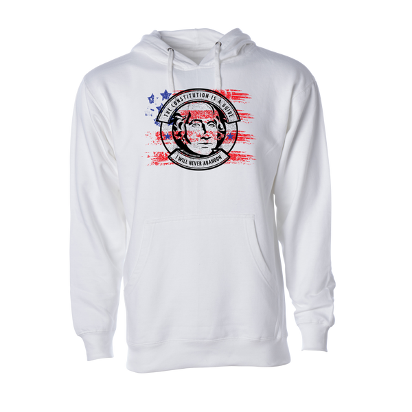 "The constitution is a guide I will never abandon" ~George Washington Sweatshirt