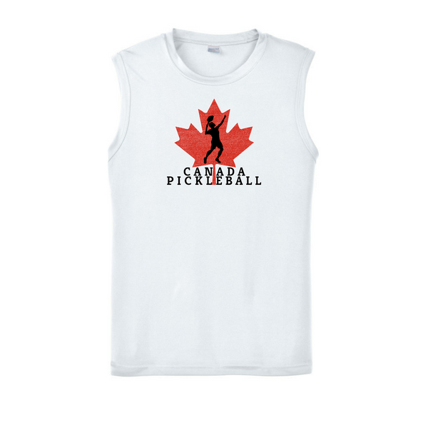 Canadian Maple Leaf Pickleball Tank Top