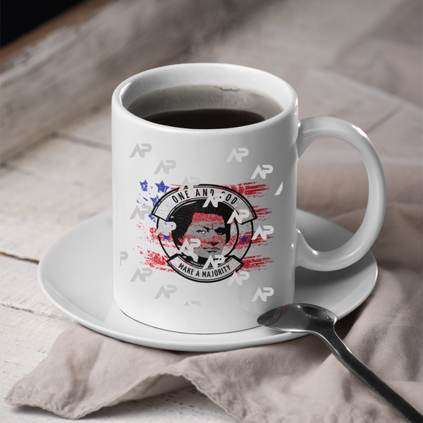 "One and God make a majority" Frederick Douglass Mug