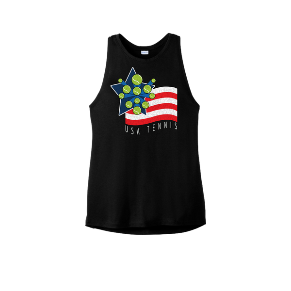 USA Tennis Flag Tank Top