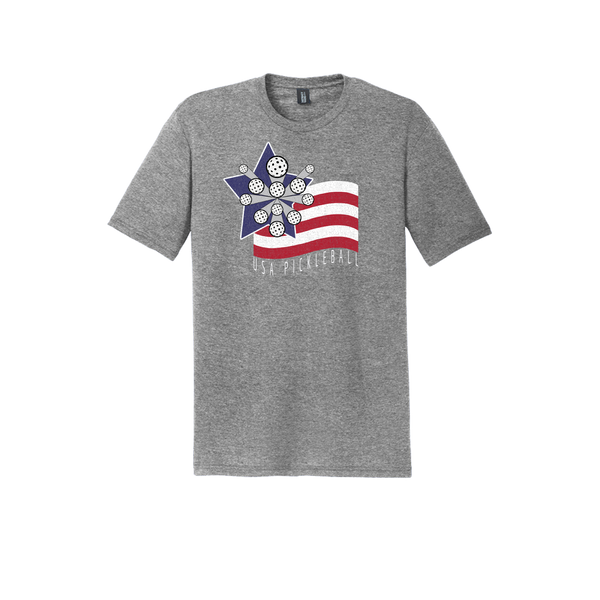 USA Exploding Pickleball Flag T-Shirt