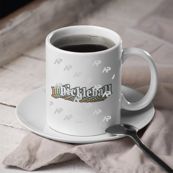 70's Retro Pickleball Mug