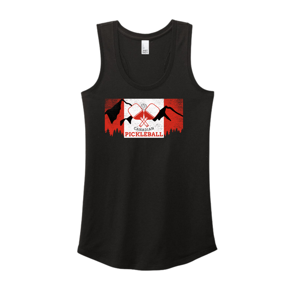 Canadian Flag Pickleball Tank Top