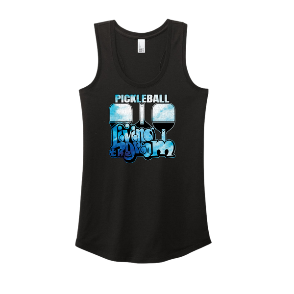 Pickleball Living the Dream in Color Tank Top