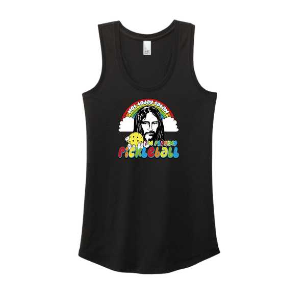 Not Today Satan Pickleball Tank Top