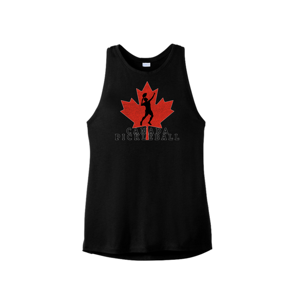 Canadian Maple Leaf Pickleball Tank Top