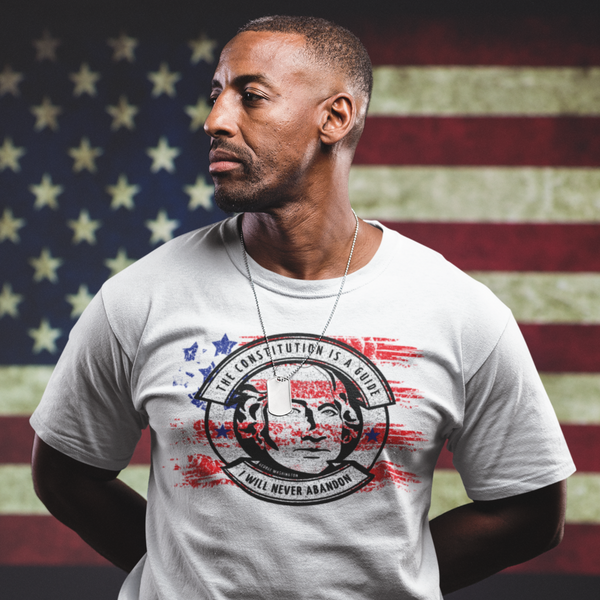 "The constitution is a guide I will never abandon" ~George Washington T-Shirt