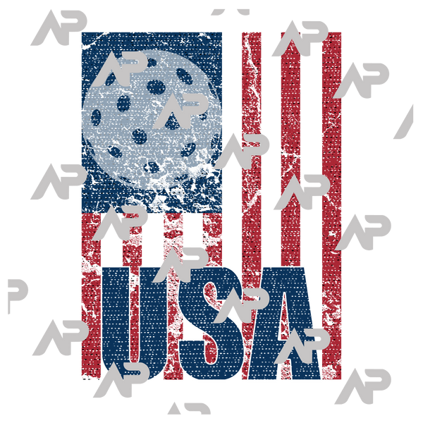 USA Pickleball Flag Tank Top