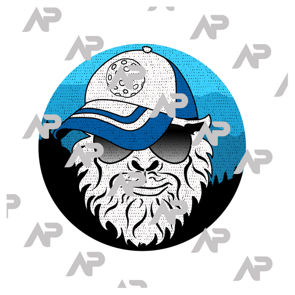 Sasquatch wearing a Pickleball Hat Sweatshirt