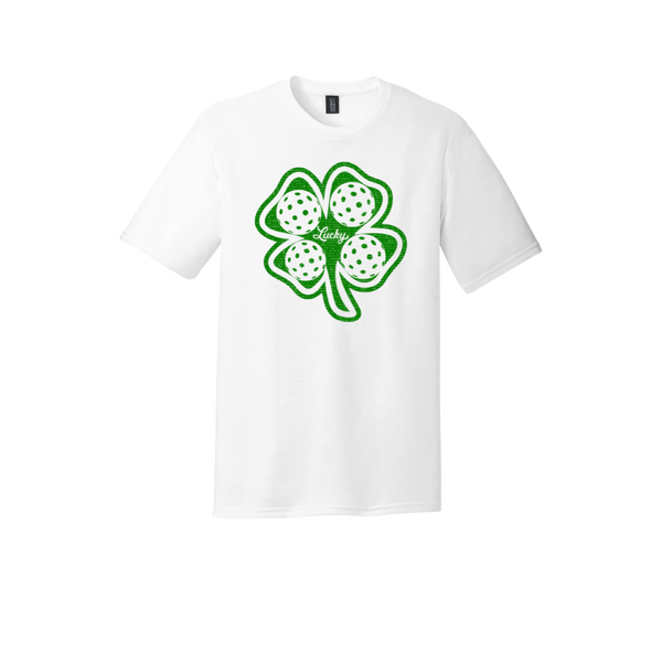 Lucky 4 Leaf Clover Pickleball T-Shirt