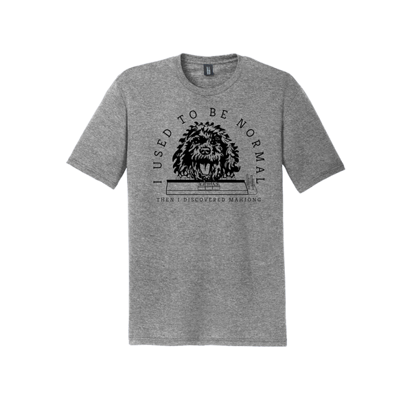 "I Used to be Normal" Golden Doodle Mahjong T-Shirt