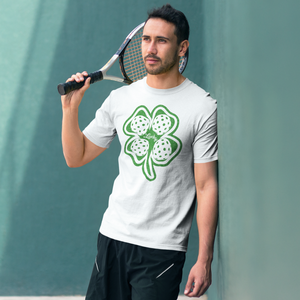 Lucky 4 Leaf Clover Pickleball T-Shirt