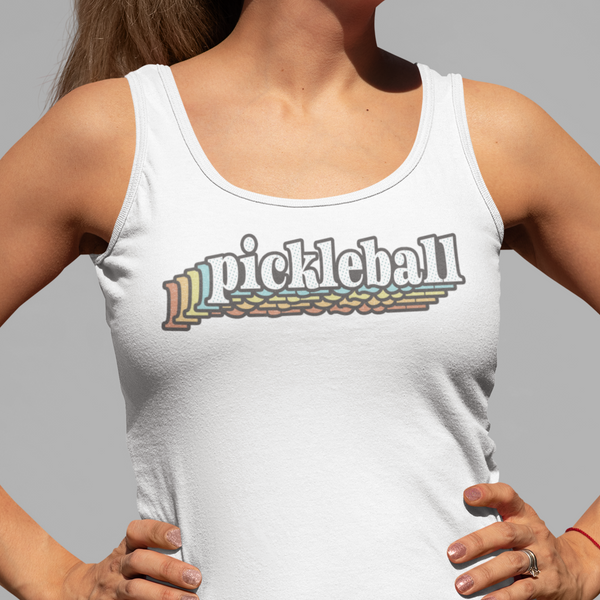 70's Retro Pickleball Tank Top